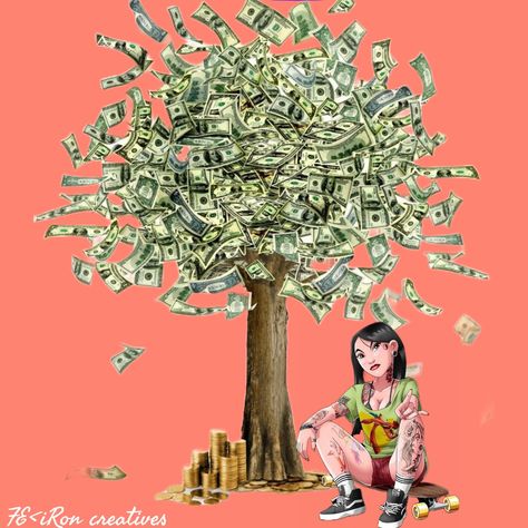 Getting shaded under a money tree. Dairy Farming, Money Tree, Money Trees, Dairy Farms, Manifesting Money, Tree Art, Finance, Dairy, Trees