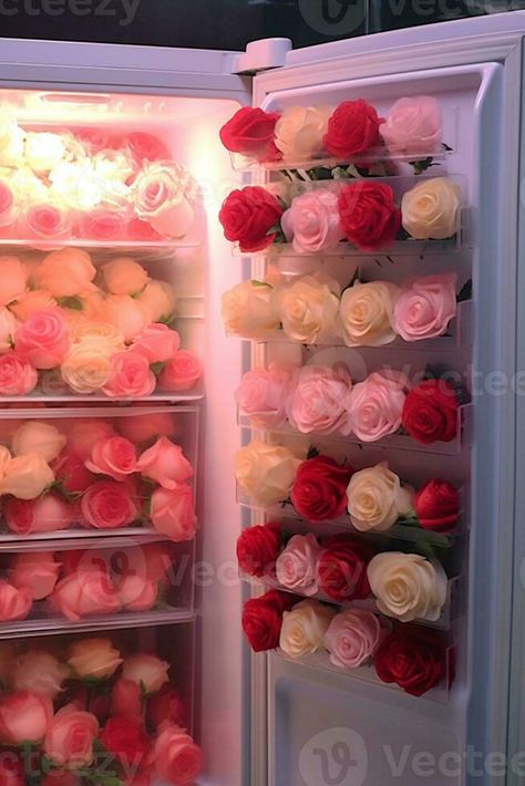 Warehouse refrigerator Wholesale flowers for flower shops White roses in cardboard box Online store Floral shop and delivery concept, Generative AI Vector Typography, Flower Shops, Floral Shop, Wholesale Flowers, White Shop, Cardboard Box, Flower Shop, White Roses, Refrigerator