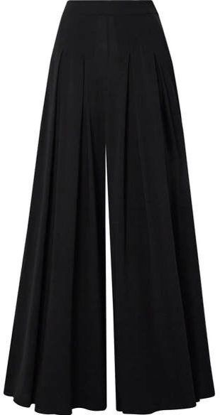 Flowy Black Pants, Western Party Wear, Jimmy Choo Sandals, Elegant Pant, Cocktail Outfit, Womens Dress Suits, Clothes Pattern, Dress Slacks, Pakistani Dress Design