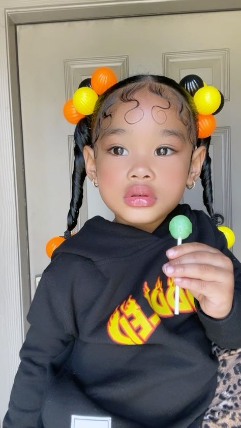 Amerie Rose, Girls Hairdos, Cute Black Babies, Beautiful Black Babies, Hairdos For Curly Hair, Kawaii Fashion Outfits, Girl Swag