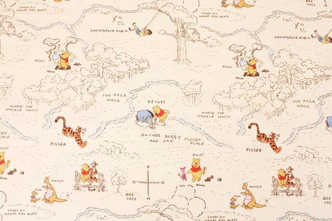 Winnie The Pooh Map, Pokemon Fabric, Piglet Eeyore, Winnie The Pooh Tigger, Winnie The Pooh Pictures, S Korea, Tablet Wallpaper, Pinturas Disney, Pooh Bear