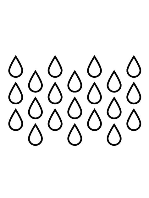 Free Water Drop coloring pages. Download and print Water Drop coloring pages Rain Drop Template Free Printable, Printable Raindrops, Rain Drops Drawing, Water Drop Drawing, Project Journal, Sea Drawing, Feather Stitch, Reading Logs, Eco Packaging