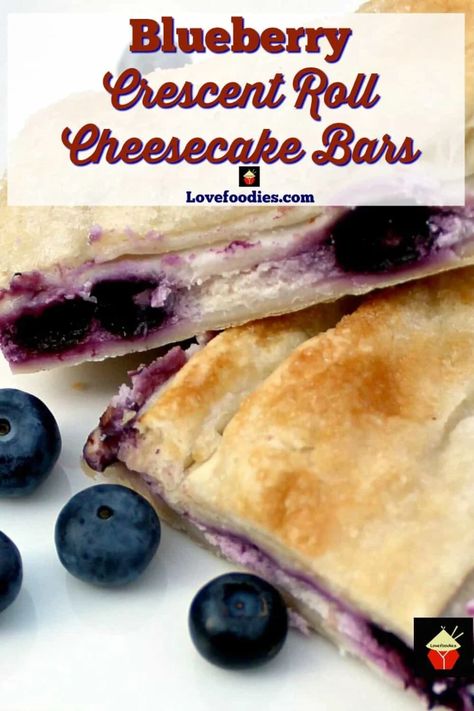 Crescent Roll Pumpkin, Blueberry Ideas, Crescent Roll Recipes Dessert, Bakery Goodies, Crescent Roll Dessert, Desserts Quick, Crescent Roll Cheesecake, Roll Cheesecake, Cheese Desserts