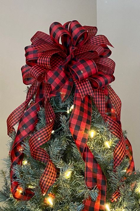 Buffalo plaid christmas ornaments