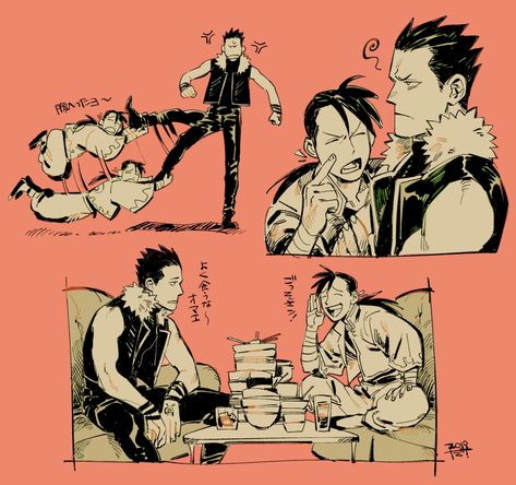 dam on Twitter: "ぐ…………………………… " Fma Greed, Full Metal Alchemist Art, Macross Anime, Panel Artwork, Roy Mustang, Fullmetal Alchemist Brotherhood, Sketch Inspiration, Fullmetal Alchemist, Pose Reference Photo