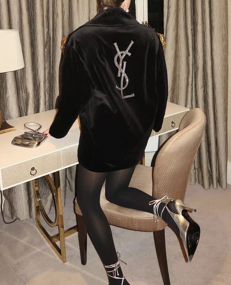 Ysl Aesthetic Vintage, Ysl Girl Aesthetic, Ysl Jacket, Ysl Outfit, Saint Laurent Aesthetic, Ysl Aesthetic, Sophie Suchan, Visual Gallery, Mcqueen Fashion