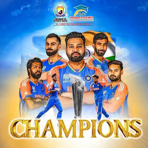 🏏🎉 Champions! Our team brings the T20 World Cup home in style! We are proud of the Indian Cricket Team. India won the T20 World Cup 2024 against South Africa. Sare jahan se achha Hindustan hamara! 🇮🇳 #T20WorldCup2024 #TeamIndia #CricketChampions #ProudMoment #ChanakyaDefenceGroup #ChanakyasIITNEET 🏏🎉 Martial Arts Anime, Indian Team, Indian Cricket Team, India Win, Team India, Indian Cricket, T20 World Cup, Diy Glass Bottle Crafts, Glass Bottle Crafts