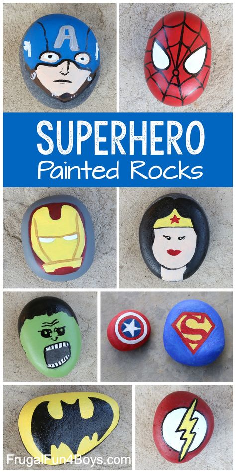 Lego Wonder Woman, Sharpie Paint Pens, Superhero Crafts, Symbol Drawing, Rock Painting Tutorial, Marvel And Dc, Painted Rocks Kids, The Hulk, Painted Rocks Diy