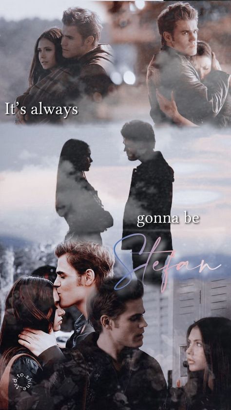 Stelena Tvd Wallpaper Aesthetic, Stelena Tvd Aesthetic, Stelena Tvd, Paul Wesley Vampire Diaries, Nina Dobrev Style, Vampire Diaries Outfits, Epic Love, The Vampire Diaries Characters, Vampire Diaries Poster