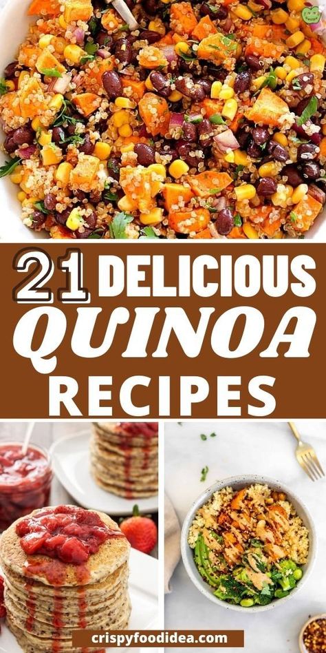 Here you get some quinoa recipes that are best for meal plan. Healthy Lunch Ideas Quinoa, Quick And Easy Quinoa Recipes, Easy Quinoa Dinner Recipes, Ways To Eat Quinoa, Quinoa And Garbanzo Recipes, Quonia Recipes Quinoa, High Energy Dinner Recipes, Tri Color Quinoa Recipes Side Dish, Red Quinoa Recipes Healthy