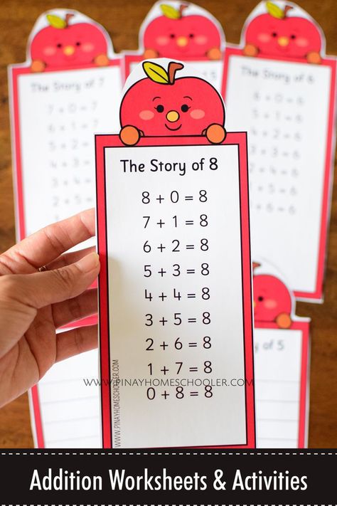 Add In Any Order First Grade Activities, Addition Craftivity First Grade, Addition Facts To 10 Worksheets, Addition Activities For Grade 2, Addition Activities For First Grade, Addition For Grade 1, Addition Worksheets Grade 1, Addition Facts Games, Addition Worksheets First Grade