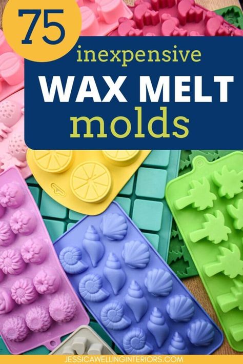 The best wax melt molds for Christmas, Fall, Valentine's Day, and every other occasion, all available on Amazon for $12 or less! Wax Melt Tips, Silicone Wax Melt Molds, Candle Making, Silicone Mold, How To Package Wax Melts, Wax Melts Molds, Wax Melt Designs, Wax Melt Molds, Wax Melt Storage Ideas, Diy Candle Wax Melts, wax tarts DIY, candle melts Diy Candle Wax Melts, Wax Melts Storage, Wax Melts Packaging, Wax Melts Recipes, Candle Making For Beginners, Candle Making Recipes, Best Wax Melts, Diy Wax Melts, Handmade Wax Melts