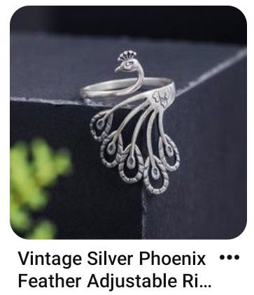 Peacock Feather Ring, Peacock Feather Design, Summer Ball, Phoenix Feather, Peacock Ring, Peacock Jewelry, Vintage Peacock, Phoenix Design, Feather Ring