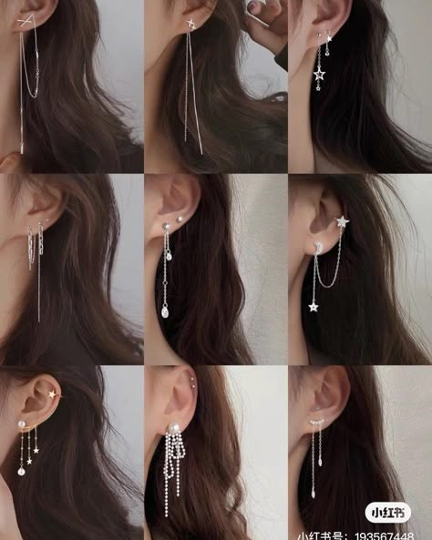 Simplistic Jewelry, Pendulum Earrings, Fancy Accessories, Neck Pieces Jewelry, Korean Jewelry, Jewelry Accessories Ideas, Girly Accessories, Fancy Hairstyles, Classy Jewelry