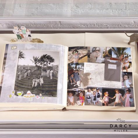 My family photo albums and scrapbooks on display at the Family Show | Darcy Miller Designs #partnersandspade #gallery #love #scrapbox #custom #idea #inspiration #paper #craft #party #memorykeeping #DIY #artwork #original #drawing #postcard #personalized #memento #gift My Family Photo, Family Photo Album, Travel Journals, Diy Artwork, Family Show, Photo Albums, Post Cards, Family Photo, Original Drawing