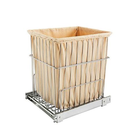 Rev-A-Shelf HRV-1520 S CR Wire Pullout Cabinet Laundry Hamper Basket, Chrome : Target Pull Out Trash Cans, Laundry Hampers, Laundry Room Flooring, Polymer Plastic, Rev A Shelf, Plastic Clothes, Clothes Hamper, Hamper Basket, Small Clothes