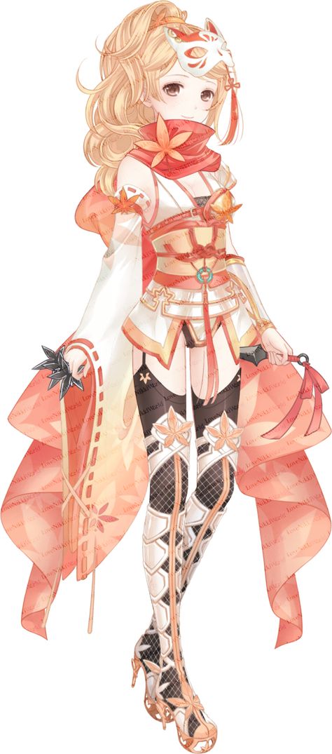 Love Nikki Maple Leaf Ninja Leaf Outfit, Sketch Tutorial, Manga Ideas, Ninja Outfit, Outfit Reference, Love Nikki, Style Anime, Clothing Designs, Horror Music