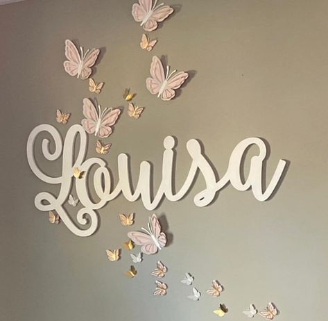 6pcs 3D Butterflies Wall Decor Baby Girl Nursery and Room - Etsy Butterfly Nursery Themes, Butterfly Baby Room, Butterflies Wall Decor, Butterfly Nursery Decor, Bee Paper, Butterfly Room Decor, 3d Butterfly Wall Decor, Butterfly Room