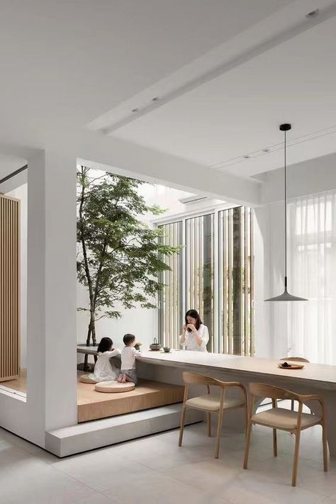 Japanese Home Design, Interior Design Minimalist, Japandi Living, Japandi Interior, Japanese Interior Design, التصميم الخارجي للمنزل, Dining Room Ideas, Japanese Interior, Minimalism Interior