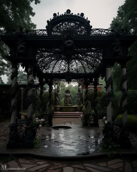 Dark Academia Garden, Goth Mansion, Goth Castle, Manor Exterior, Manor Aesthetic, Goth Architecture, Gothic Manor, Goth Houses, Dream House Aesthetic