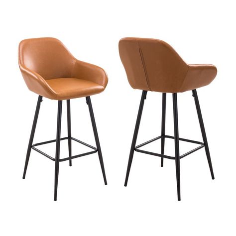 Willow 26 in. Upholstered Counter Stool- Set of 2 | Hayneedle Table Stools, Leather Counter Stools, Leather Bar Stools, Leather Bar, Table Stool, Style Table, Pub Table, Kitchen Stools, Cool Chairs