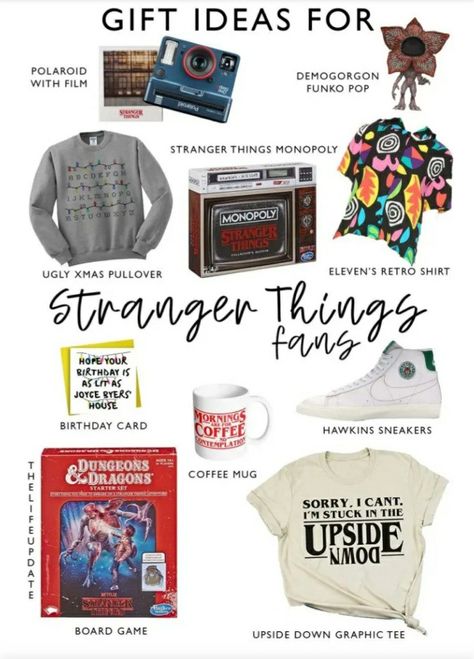 Stranger Things Christmas, Stranger Things Gifts, Stranger Things Merch, Stranger Things Merchandise, Stranger Things Season 3, One Direction Photos, Stranger Things Characters, Christmas Gifts For Wife, Stranger Things Season