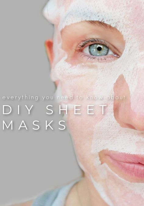 Learn how you can DIY Sheet masks at home the natural and affordable way! Sheet masks deliver tons of hydration and nutrients to the skin! Dry Face Mask, Diy Sheet Mask, Face Mask Sheet, Diy Turmeric Face Mask, Facial Recipe, Cucumber Face Mask, Cucumber For Face, Homemade Face Mask, Mask Recipes