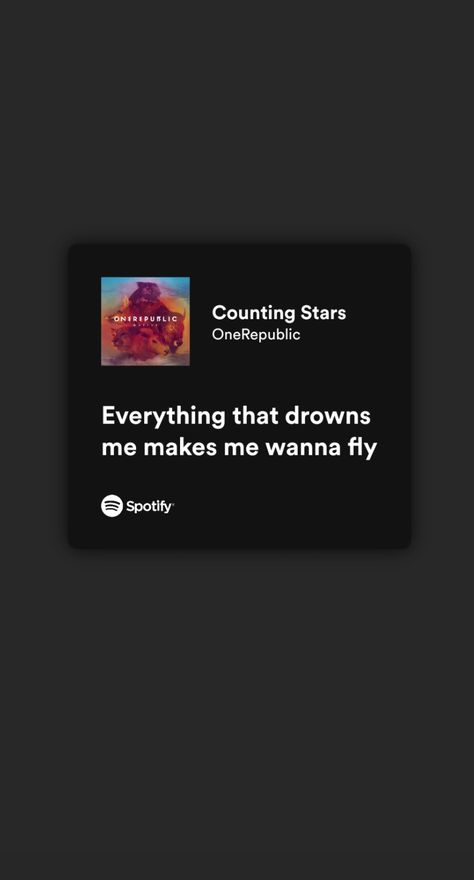 Counting Stars Aesthetic, One Republic Aesthetic, One Republic Songs, Counting Stars Onerepublic, One Republic Lyrics, Counting Stars Lyrics, Lyric Wallpaper, 2000s Pop, Drew Starkey