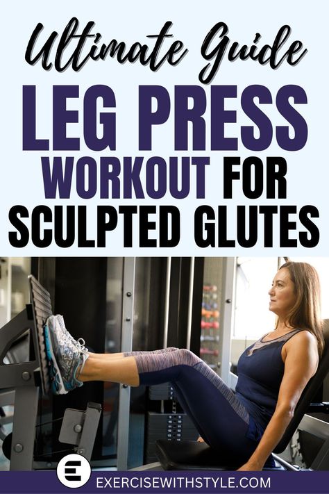 Frustrated with limited results from leg presses? We get it! Our article dives deep into 5 top-notch leg press exercises designed specifically for those seeking to enhance glute strength and definition. Your ultimate glute game-changer awaits! Seated Leg Press For Glutes, Leg Press Machine Workout, Leg Press Before And After, Leg Press Workout For Women, Seated Leg Press Foot Placement, Leg Press Exercises, Leg Press For Glutes, Press Exercises, Legs And Glutes Workout