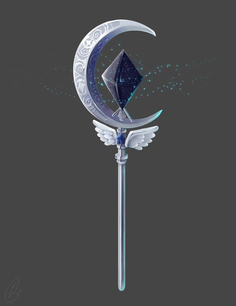 ArtStation - Magical Staff Design, Hanne K. Magic Staff Design, Magi Oc, Staff Design, Magical Staff, Staff Magic, Magic Staff, Kpop Shifting, Anime Ocs, V Model