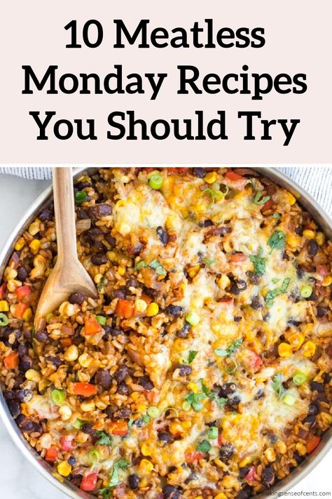 Family Vegetarian Meals, Meatless Meals Healthy, Monday Recipes, Meatless Monday Recipes, Plant Based Diet Recipes, Veggie Dinner, Meatless Dinner, Vegetarian Main Dishes, Tasty Vegetarian Recipes