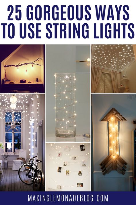 Round Home Decor, Starry String Lights, Firefly Lights, Dream Decor, Lighting Ideas, My New Room, Firefly, 인테리어 디자인, Design Branding