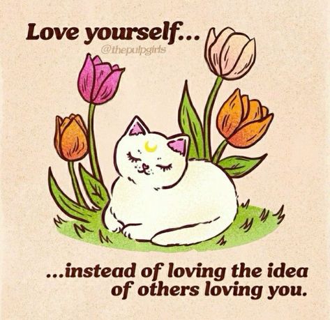 Love Yourself Poster, Love Posters, Happy Words, Art Love, Positive Self Affirmations, Reminder Quotes, Funny Animal, Love Yourself, Pretty Words