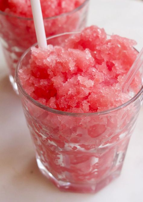 Sweet & Salty Watermelon Slushies (Ft. LMNT electrolytes - Low carb, AIP-friendly) - Beyond the Bite Lmnt Drink Recipes, Lmnt Electrolyte Recipe, Lmnt Electrolytes, Watermelon Slushies, Watermelon Granita, Drinks Nonalcoholic, Slushy Drinks, Women Event, Peach Drinks