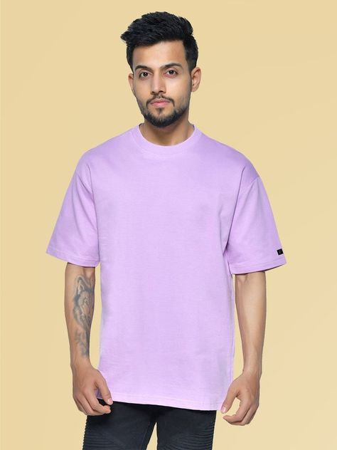 Oversize Lavender Men's Round Neck Cotton T-Shirt https://subhcreations.com/products/oversize-lavender-mens-round-neck-cotton-t-shirt Subh Creations #Hot June 16, Polo Neck, T-shirt Polos, Oversized Tshirt, Set Dress, Track Pants, T Shirt Dress, Cotton T Shirt, Check It Out