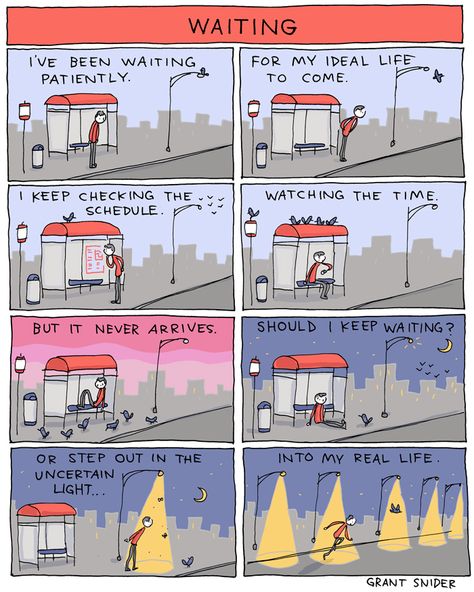 Waiting Shed, Incidental Comics, Literary Devices Posters, Grant Snider, Satirical Illustrations, Life Comics, Short Poems, Stream Of Consciousness, Art Prompts