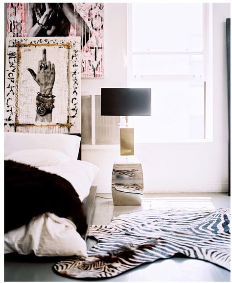 Zebra bedroom decor