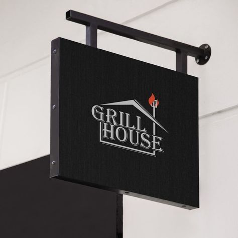 This pin is about Grill House Logo Concept design Grill House Logo, Restaurant Grill, Grill House, Concept Restaurant, Grill Logo, Joker Images, House Concept, House Logo, Restaurant Branding