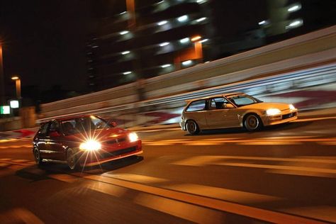 🇯🇵JDM CULTURE🇨🇱 on Instagram: “Kanjoo Loop Racers 👆. . Via: ¿? . . . . #honda #kanjozoku #tokyo #jdm” Tokyo Jdm, Wangan Midnight, Jdm Culture, Civic Ek, Civic Hatchback, Car Aesthetic, Street Racing Cars, Honda Cars, Street Racing