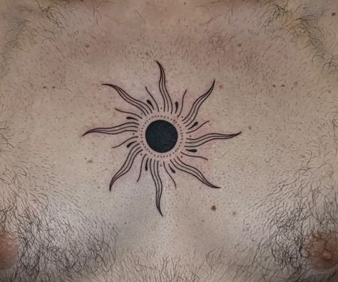 Trippy Sun, Eclipse Tattoo, Scared Geometry, Sun Power, Knee Tattoo, Sun Tattoo, Tattoos And Piercings, New Tattoos, Tatting