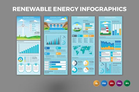 Renewable Energy – Infographics Design, Graphic Templates - Envato Elements Energy Infographic, Infographics Design, Infographic Map, Infographic Template, Graphic Templates, Envato Elements, Infographic Templates, Renewable Energy, Infographic Design