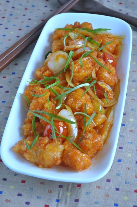 Sweet & Sour Fish_4 Seafoods Recipe, Sweet And Sour Fish Fillet, Singaporean Recipes, Sweet And Sour Fish Recipe, Sweet Sour Fish, Red Grouper, Sweet And Sour Fish, Fish Fillet Recipe, Fish Marinade