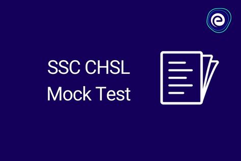 SSC CHSL Mock Test 2022: Attempt SSC CHSL mock test in Hindi and English, check important dates, exam pattern and more at Embibe Online Mock Test, Online Test, Hindi And English, Sample Paper, Study Plan, Mock Test, Online Tests, Test Taking, Data Entry