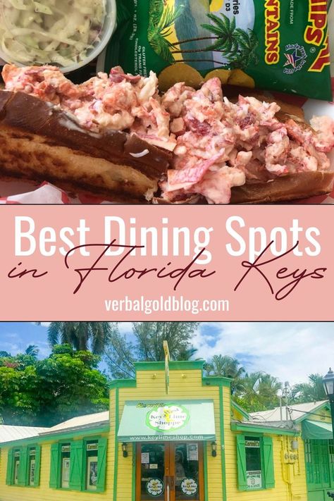 Looking for the all time best restaurants in the Florida Keys, FL? Look no further! This blog post covers OVER 15 of my favorite restaurants and dining spots to explore in the Florida Keys. If you're taking a trip down to Key West soon, you'll definitely want to check this out! Key Lime Pies, Living The Good Life, Key West Fl, The Florida Keys, Key Lime Pie, Fresh Seafood, Best Dining, Florida Keys, Best Places To Travel