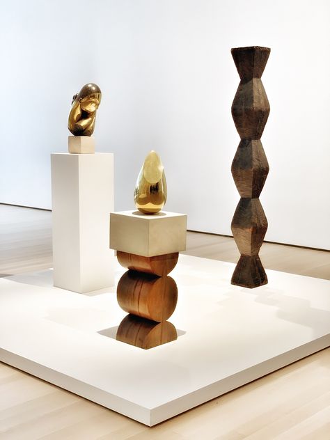 Constantin Brancusi sculptures at the Museum of Modern Art #art #sculpture #beauty #modernism Brancusi Sculpture, Hotel Sculpture, Constantin Brâncuși, Museum Sculpture, Centre Pompidou Paris, Constantin Brancusi, Sculpture Museum, Props Art, Centre Pompidou