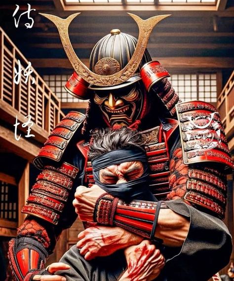 Samurai Training, Samurai Code, Swords Samurai, Samurai Mask Tattoo, Samurai History, Ninja Tattoo, Fantasy Samurai, Japanese Back Tattoo, Samurai Warrior Tattoo