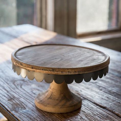 Medium Rustic Cake Stand Rustic Cake Stand, Coastal Style Kitchen, Product Table, Rustic Cake Stands, Wood Cake Stand, Cake And Cupcake Stand, Kitchen Addition, Cupcake Stands, Wood Cake