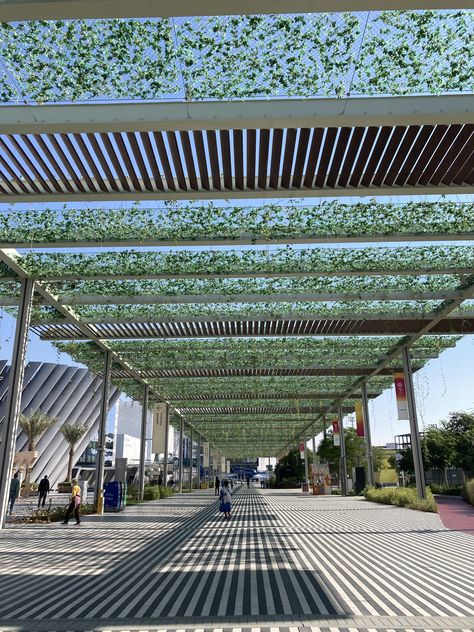 Natural Architecture, Train Station Architecture, Covered Walkway, Green Facade, Urban Landscape Design, Landscape Structure, Architecture Design Drawing, Canopy Design, Entrance Design