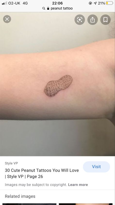 Cute Peanut Tattoo, Peanut Tattoo Ideas, Peanut Tattoo, Print Tattoos, Tattoos And Piercings, Paw Print Tattoo, Paw Print, Tattoo Ideas, Piercings