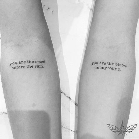 Typewriter Lettering, Matching Quote Tattoos, Quote Tattoo Ideas, Matching Bff Tattoos, Wörter Tattoos, Ink Therapy, Typography Tattoo, Small Quote Tattoos, Quote Tattoo